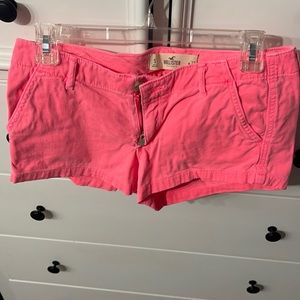 Hollister Hot Pink Jean Shorts
